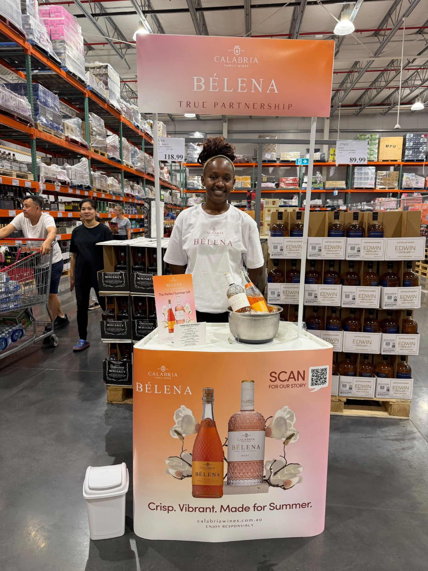 Calabria Bélena wine activation